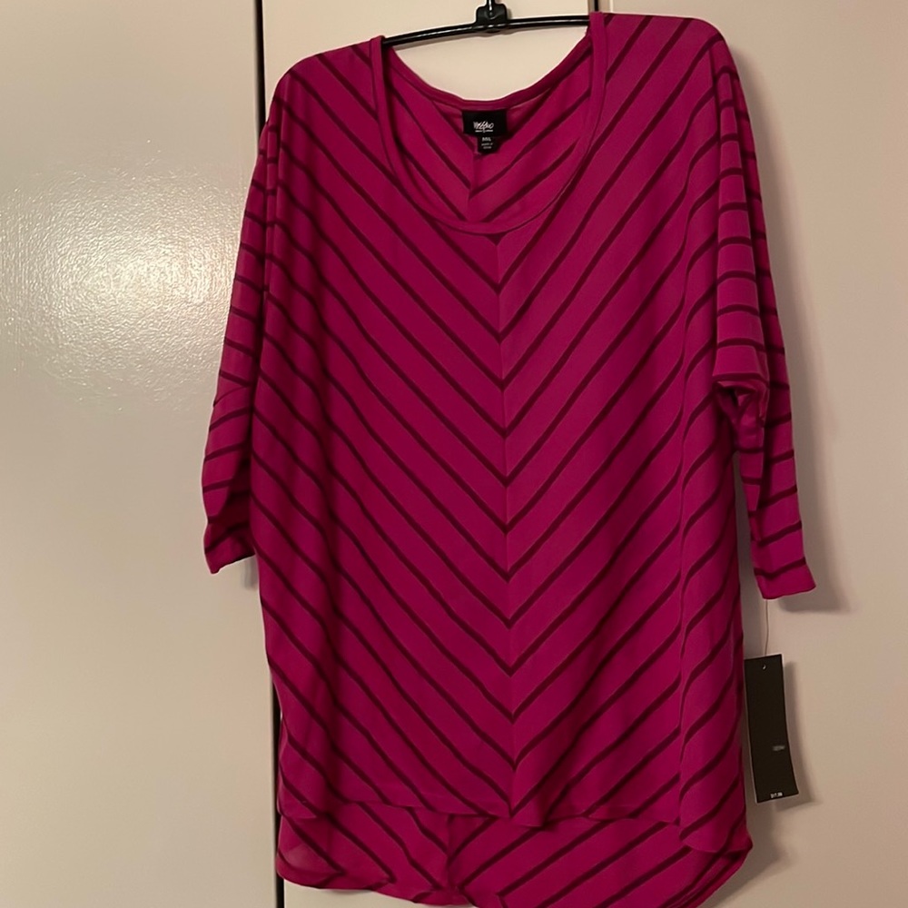 Lightweight pink top. New with tags.